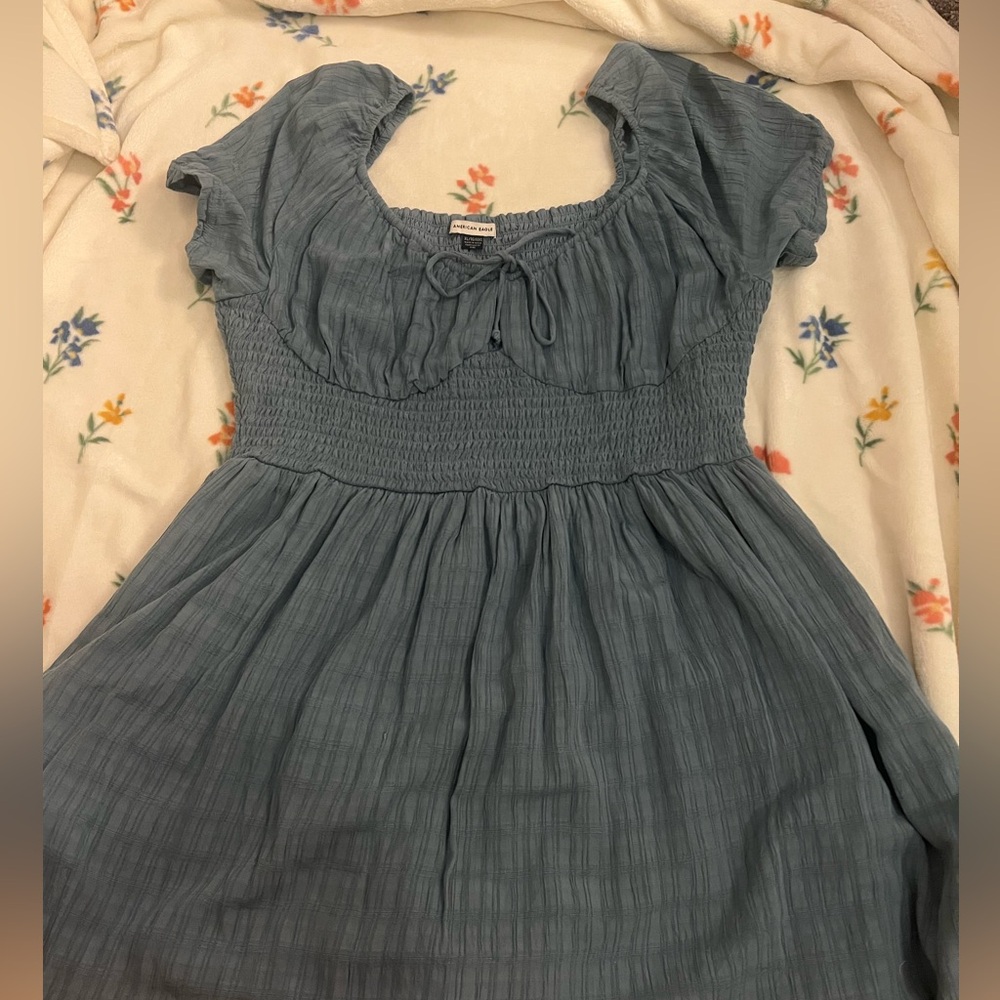 greenish blue AE sundress